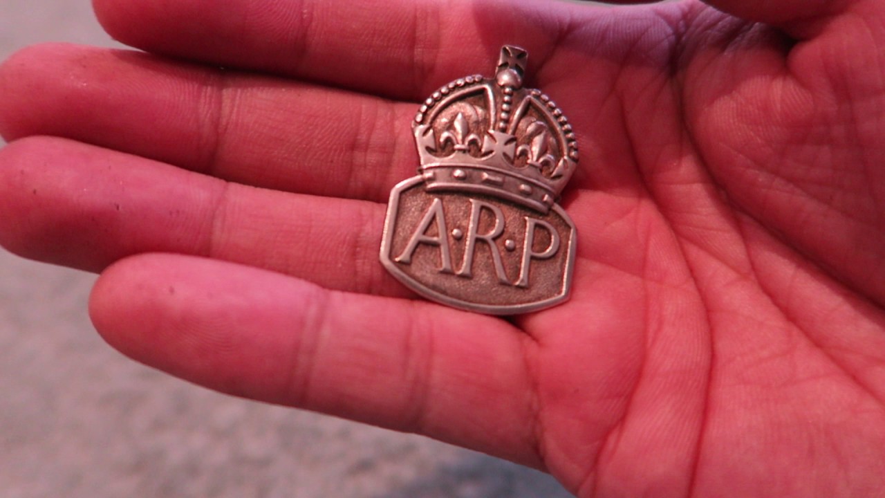 Sterling Silver 1930s ARP Badge