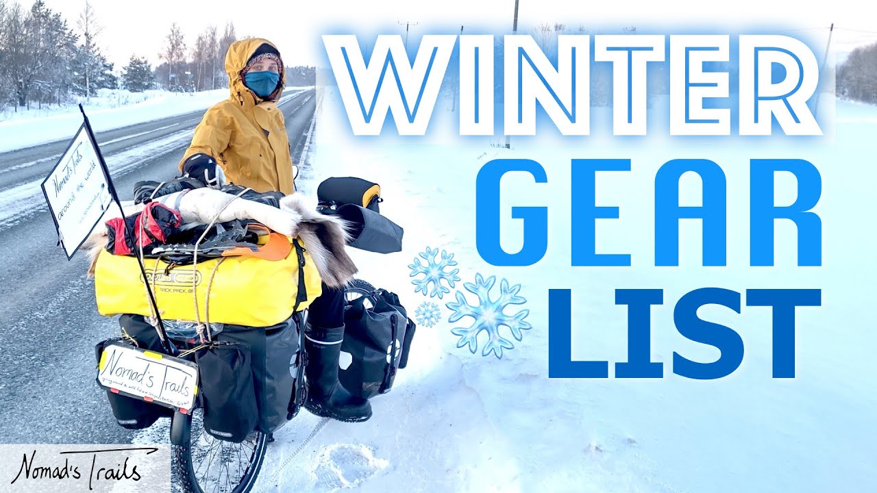 The ULTIMATE gear list ❄️ Staying warm in winter BIKEPACKING and wild camping for 2.5 months!