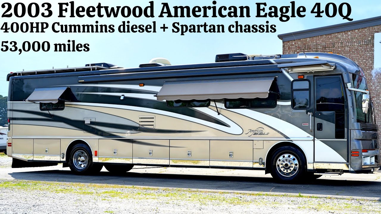 2003 Fleetwood American Eagle 40Q A Class 400HP Cummins Diesel Pusher @ Porter’s RV Sales - $84,900