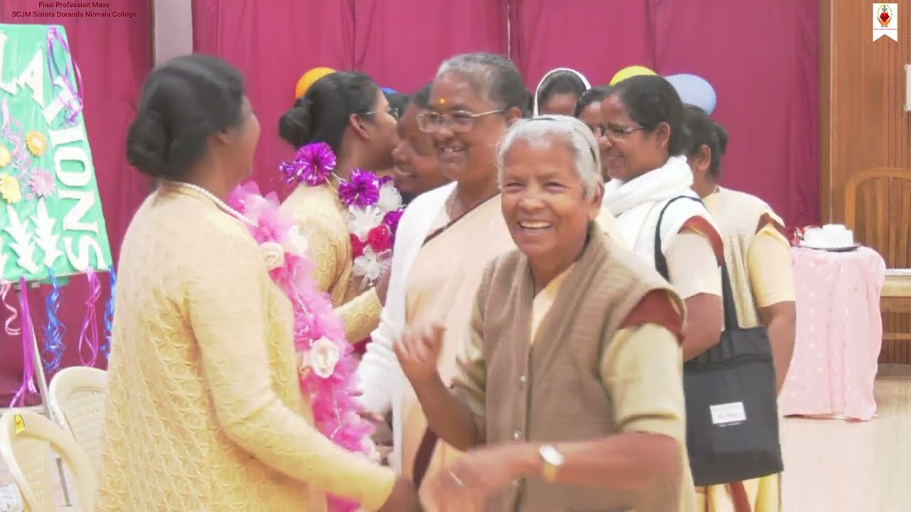 Profession of vows nun/nuns final vows/cultural dance/cultural program review/SCJM Sisters/Ranchi