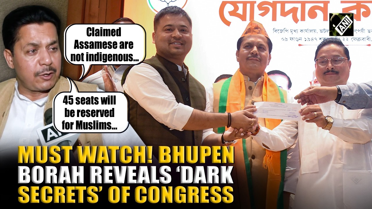 Ex-Cong leader Bhupen Borah’s all-out attack on Congress, reveals why he quit party to join BJP