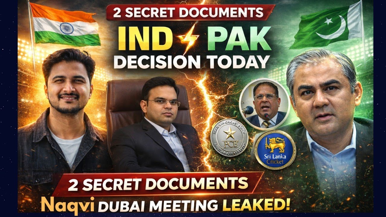 Today is the Day! Big Decision on Ind vs Pak World Cup Clash! What Naqvi Decided in Dubai? 🇮🇳🇵🇰🇱🇰
