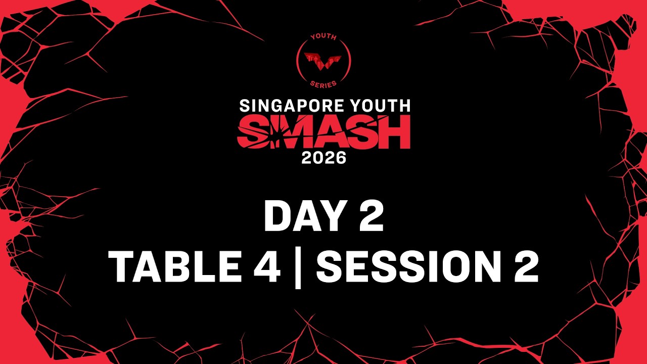 LIVE! | T4 | Day 2 | Singapore Youth Smash 2026 | Session 2