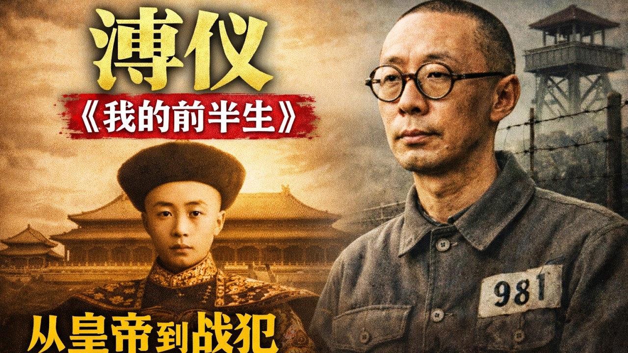 溥仪回忆录《我的前半生》从皇帝到战犯，他的一生比王朝更荒凉。#大清#溥仪#末代皇帝#退位