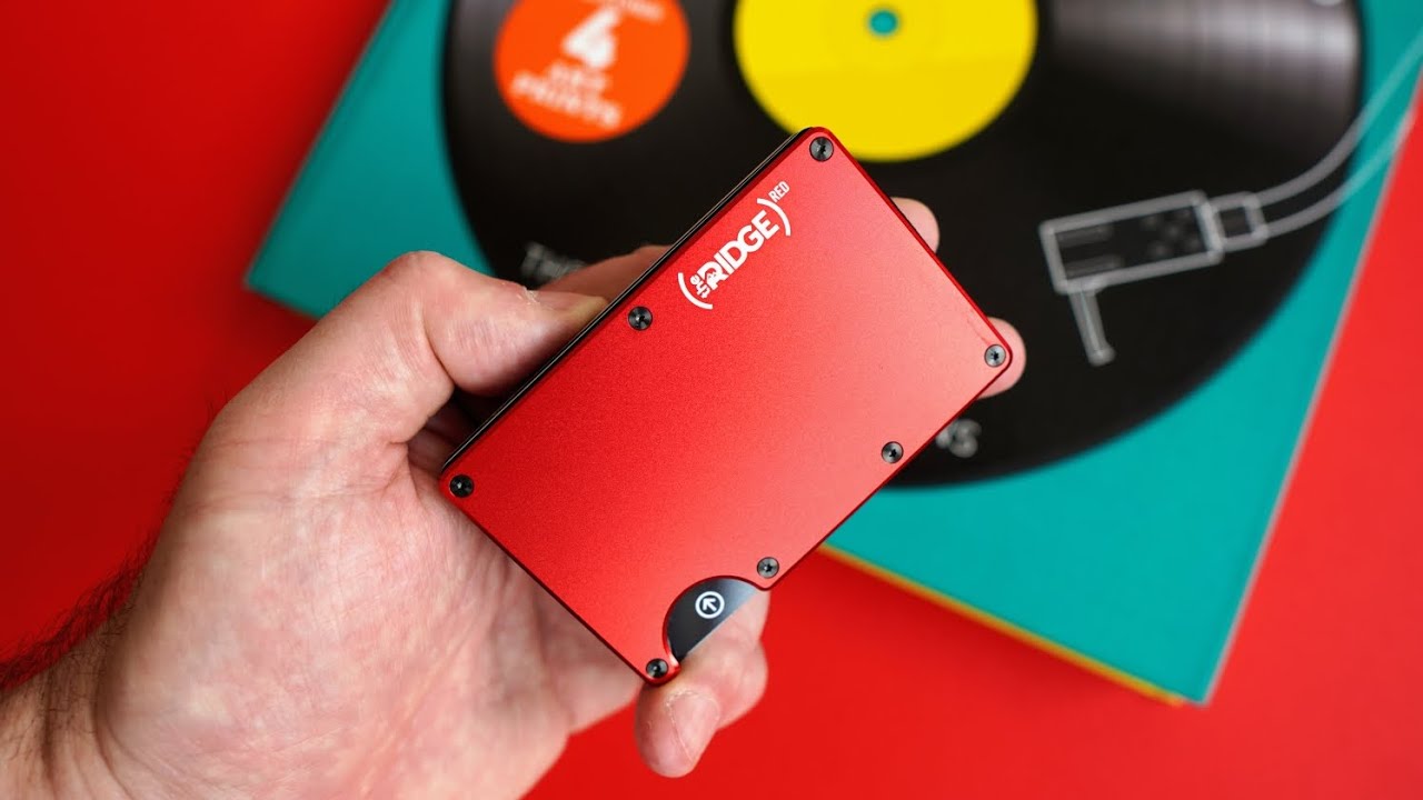 Ridge Wallet Product RED Edition Unboxing & Showcase