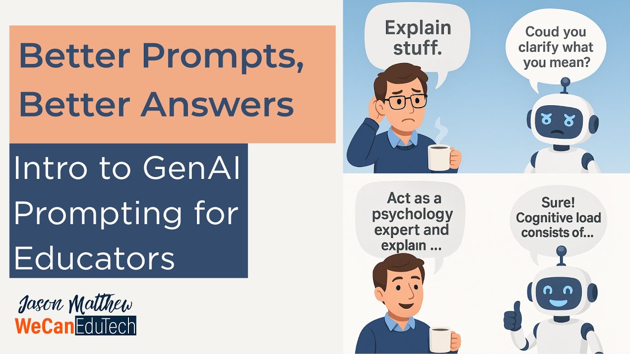 Better Prompts, Better Answers: Intro to GenAI Prompting for Educators