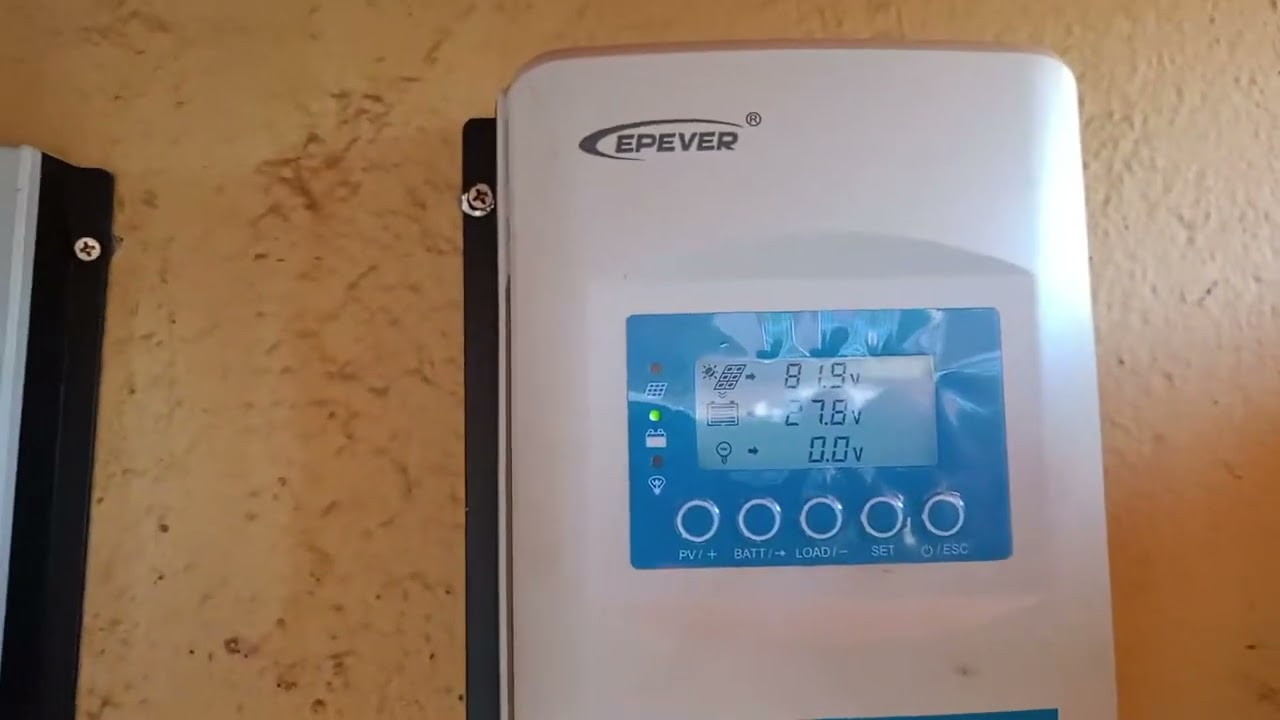 Como configura controlado da Eperver  XTRA4210N 40A 12V ou 24v configurações explicações -