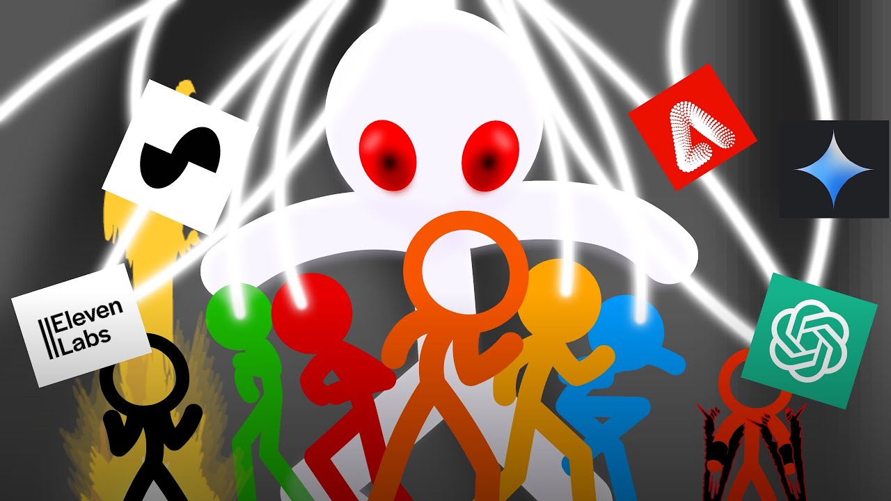 Animation vs AI : STICK NODES BATTLE!