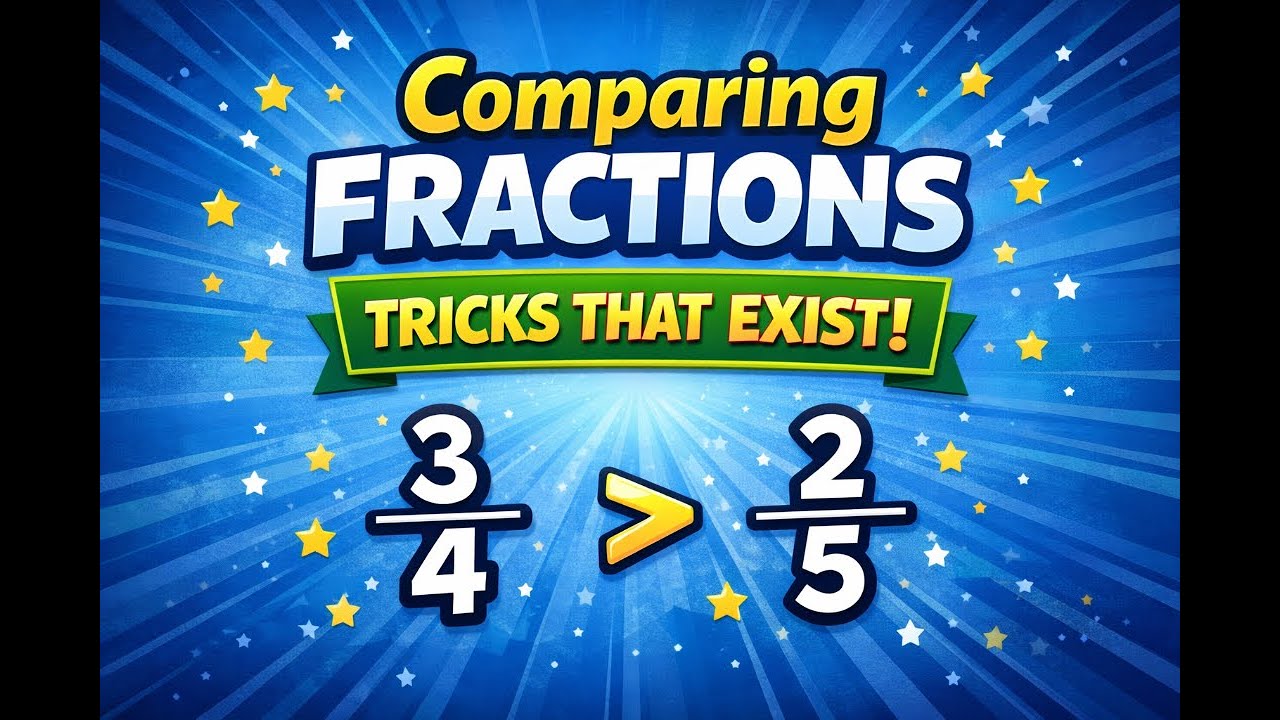 “Compare Fractions Fast!”  3rd grade