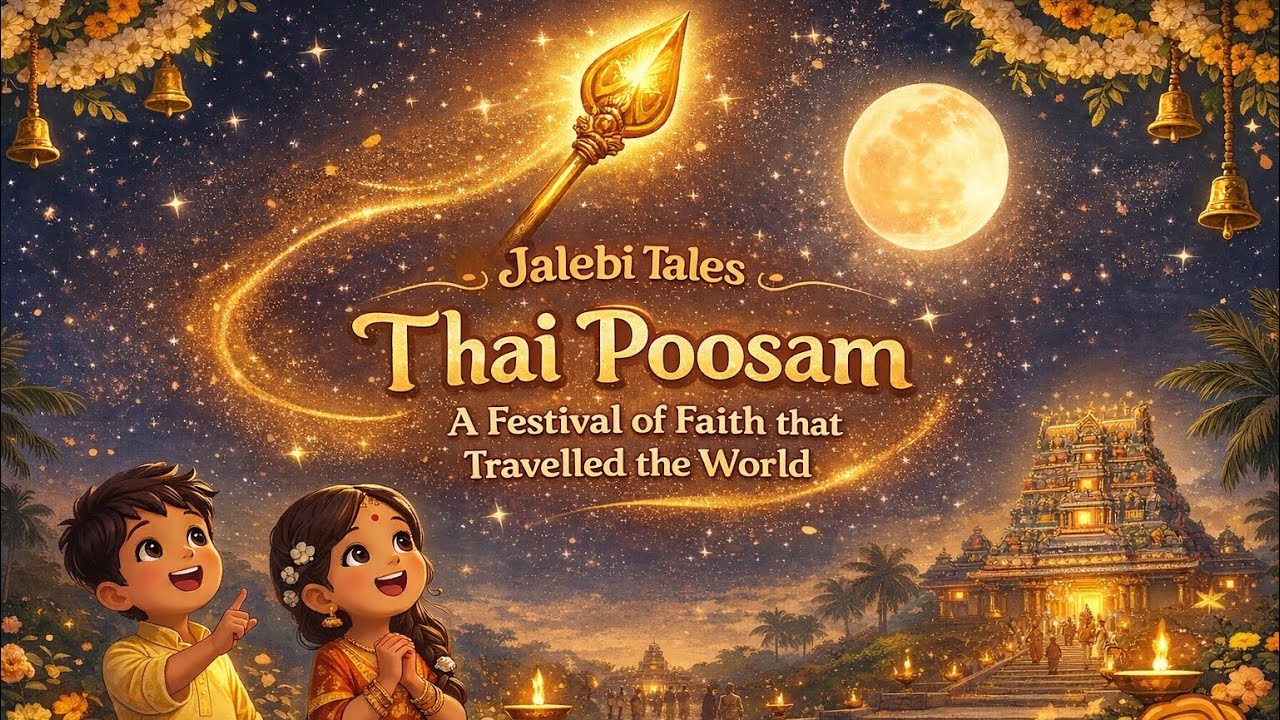 Thai Poosam Explained for Kids | Lord Murugan, Faith & Tamil Culture | Jalebi Tales