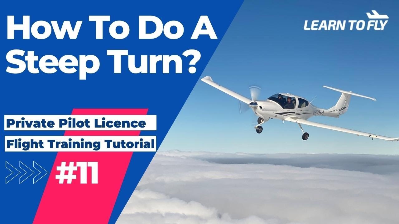 【Learn To Fly #11】RPL / PPL Flying Lesson | E11 Steep Turns #DiamondDA40 #RPL #PPL