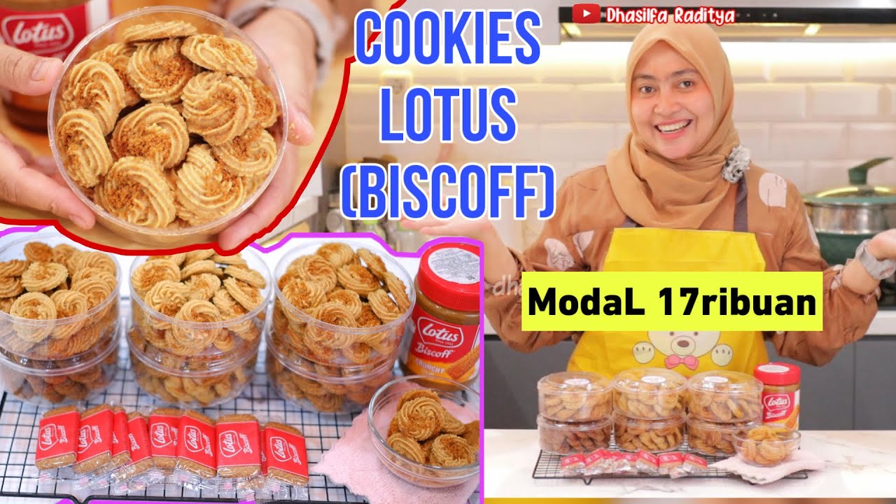 COOKIES LOTUS SPREAD TANPA TELUR YANG WAJIB BIKIN, RASA NYA ENAK BANGET GAMPANG JUGA BIKINYA.