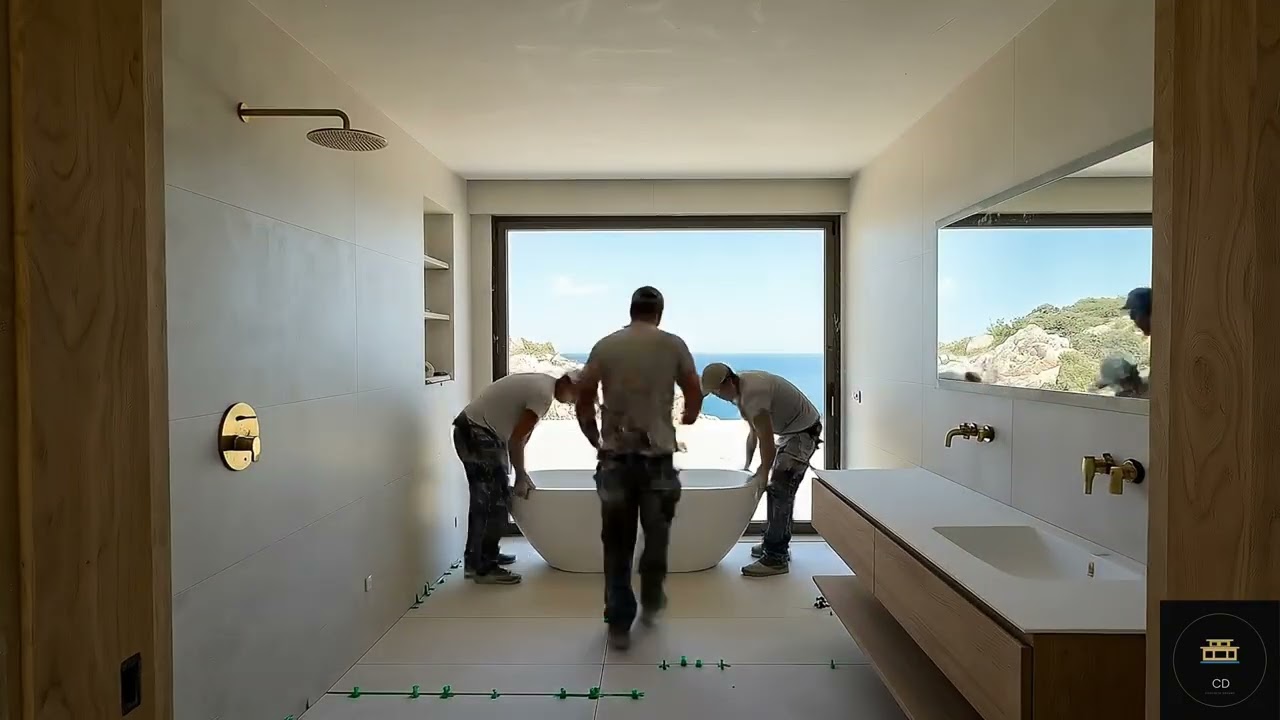 Luxury Glass Villa Built From Nothing &mdash; Satisfying Construction Time-Lapse