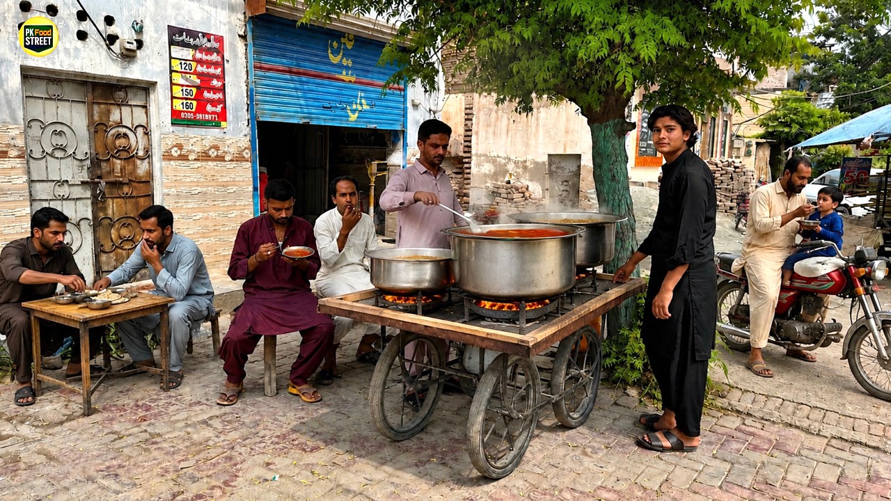 PAKISTAN&rsquo;S INSANE Roadside Breakfast 😍🔥 | Authentic Desi Nashta - Real Pakistani Street Food 🇵🇰
