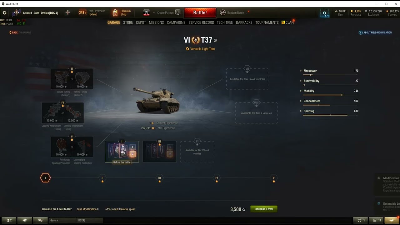 Field Mods. Turn off 'before the battle'