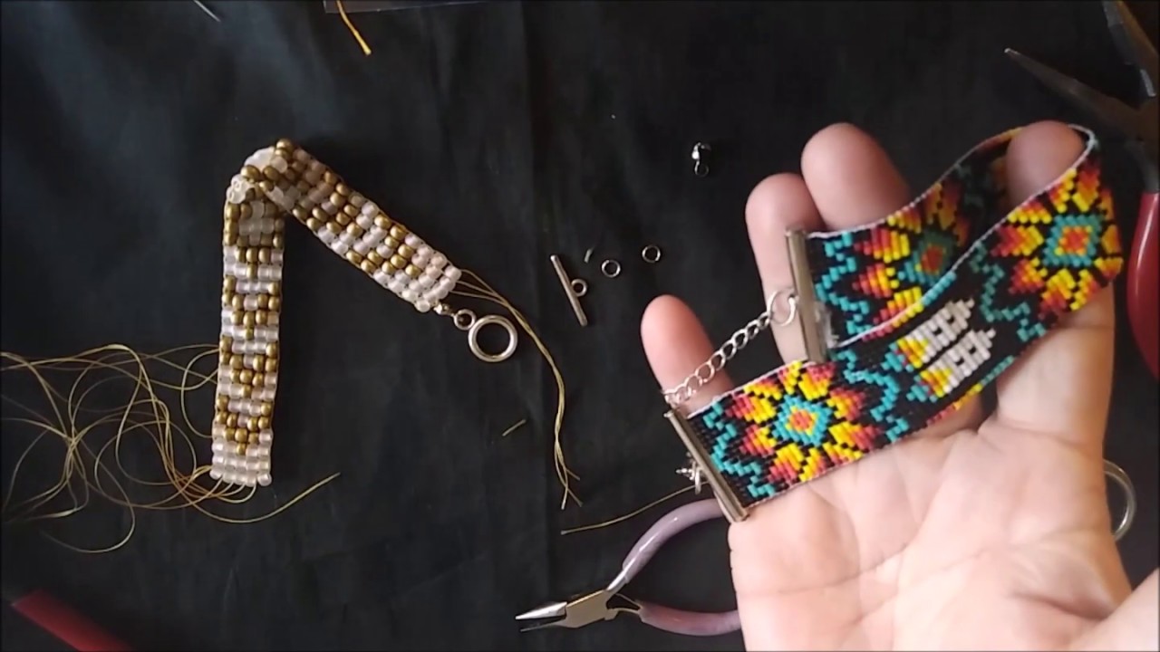 Bead Loom Bracelet Finishes
