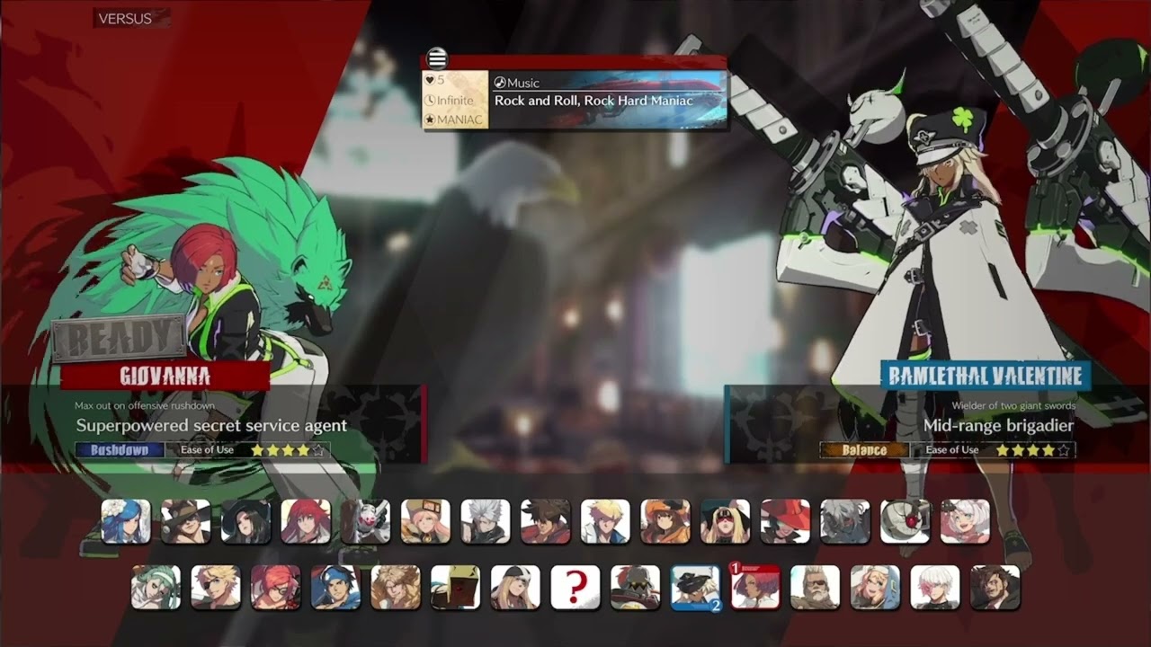 GUILTY GEAR -STRIVE- Character select theme looped