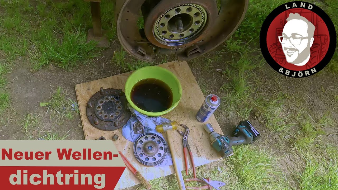 Wellendichtring wechseln - Radvorgelege - MB Trac 65/70