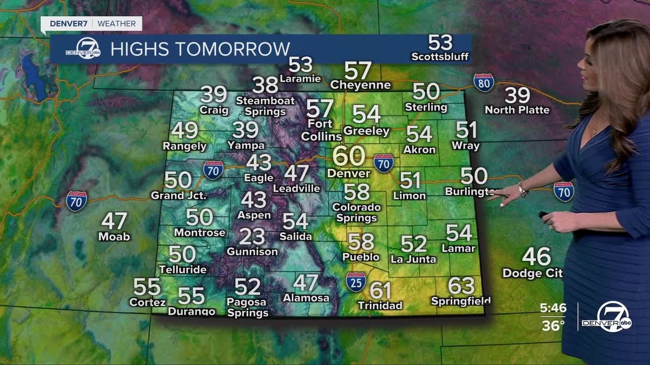 Very mild December days in Denver to come