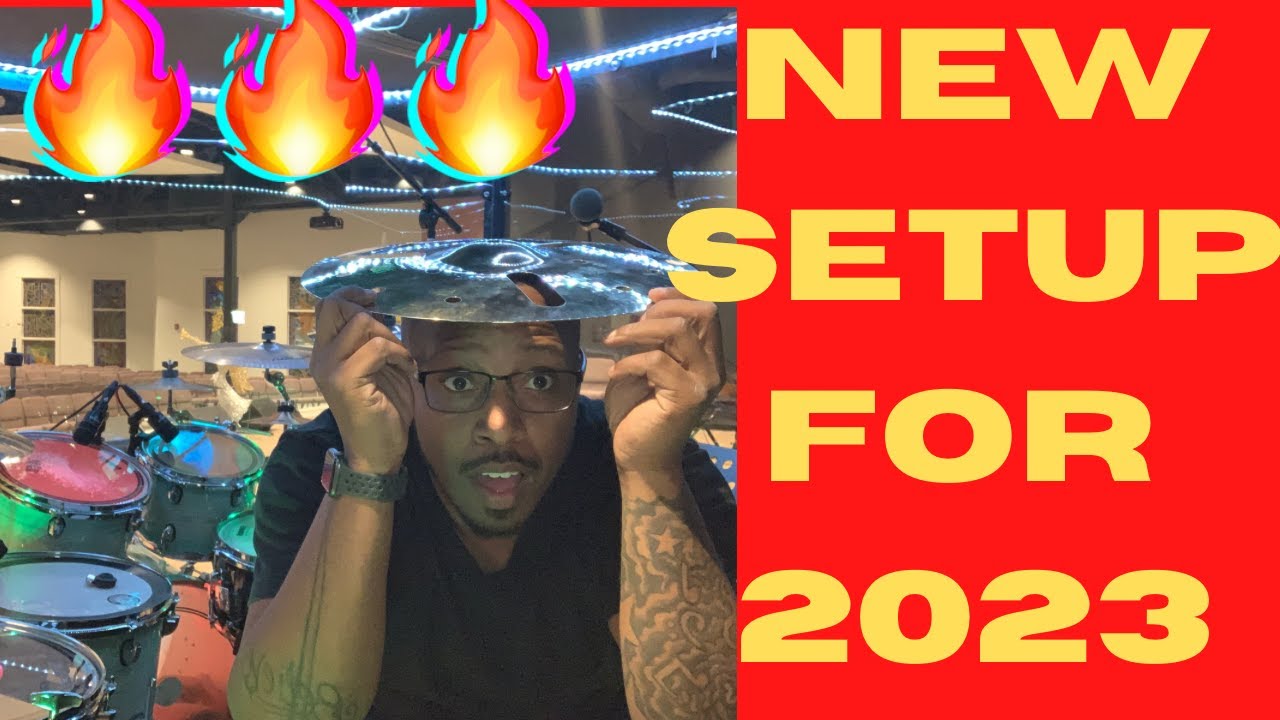 DRUM VLOG // New Church Drum Setup for 2023