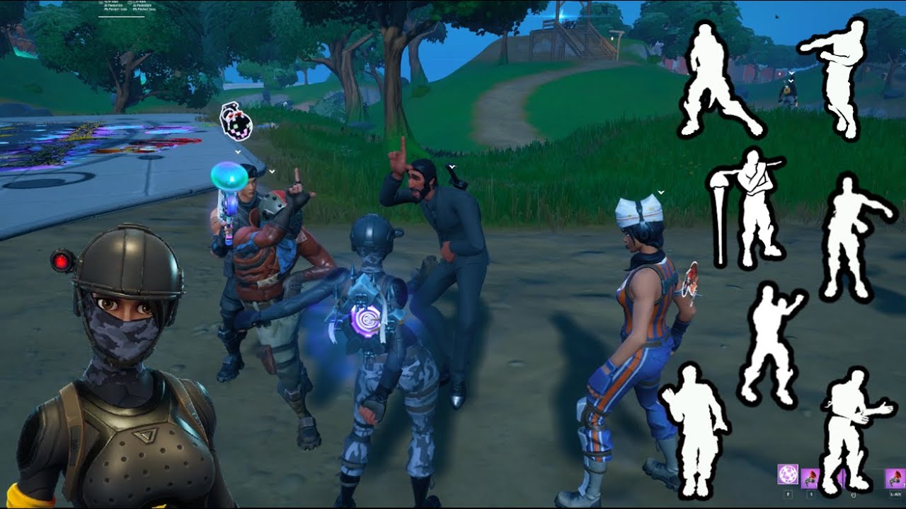 Elite Agent Flexing RARE Emotes..😳 ( Party Royale )