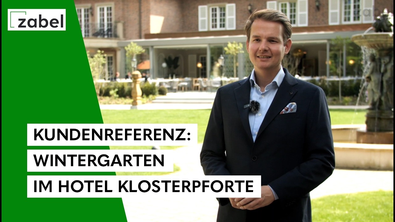 Zabel GmbH: Kundenreferenz Wintergartenmontage am Hotel Klosterpforte