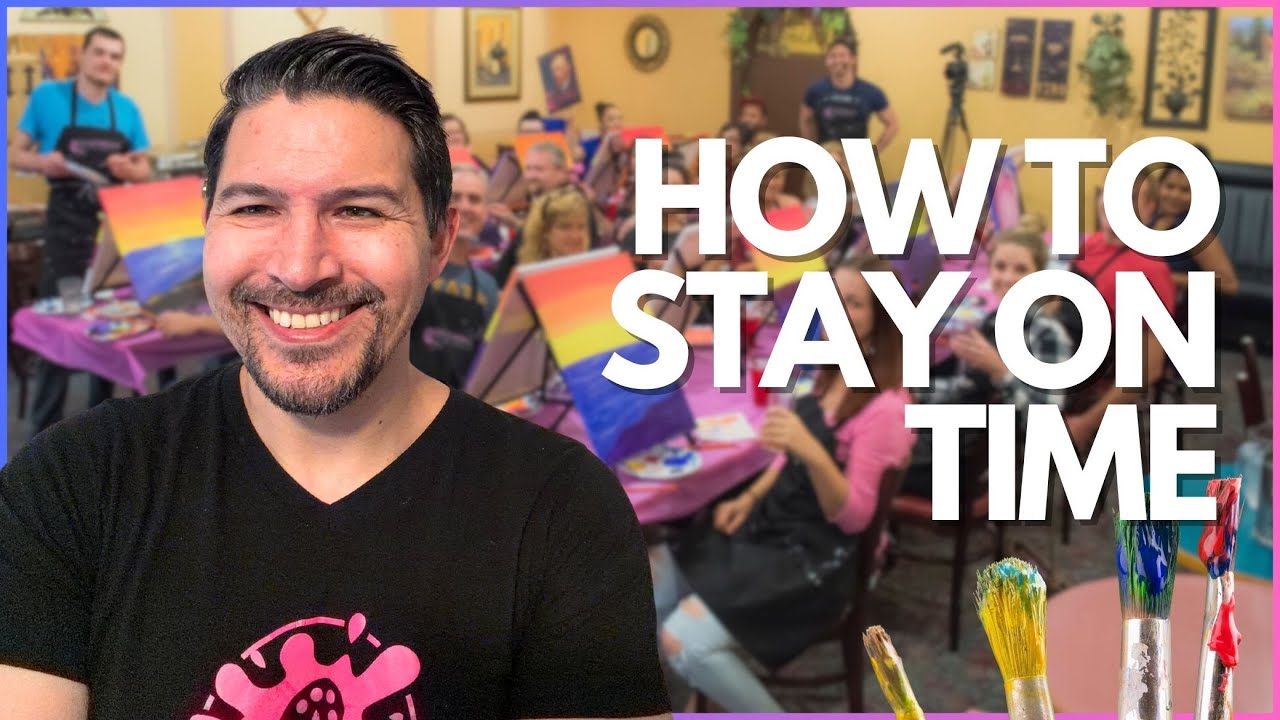 Paint Party Tutorial - How to Stay On Time When Teaching A Paint Party