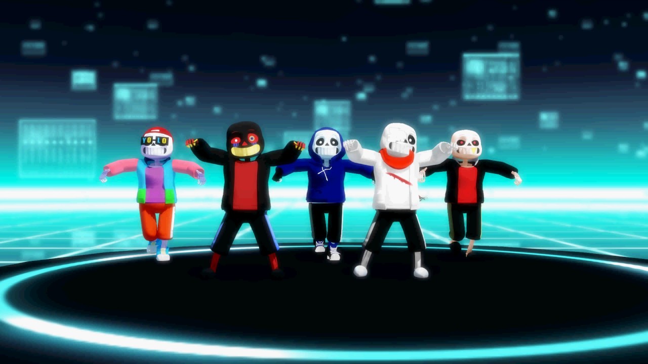 【MMD-Undertale】Ikkitousen 【Undertale AU】