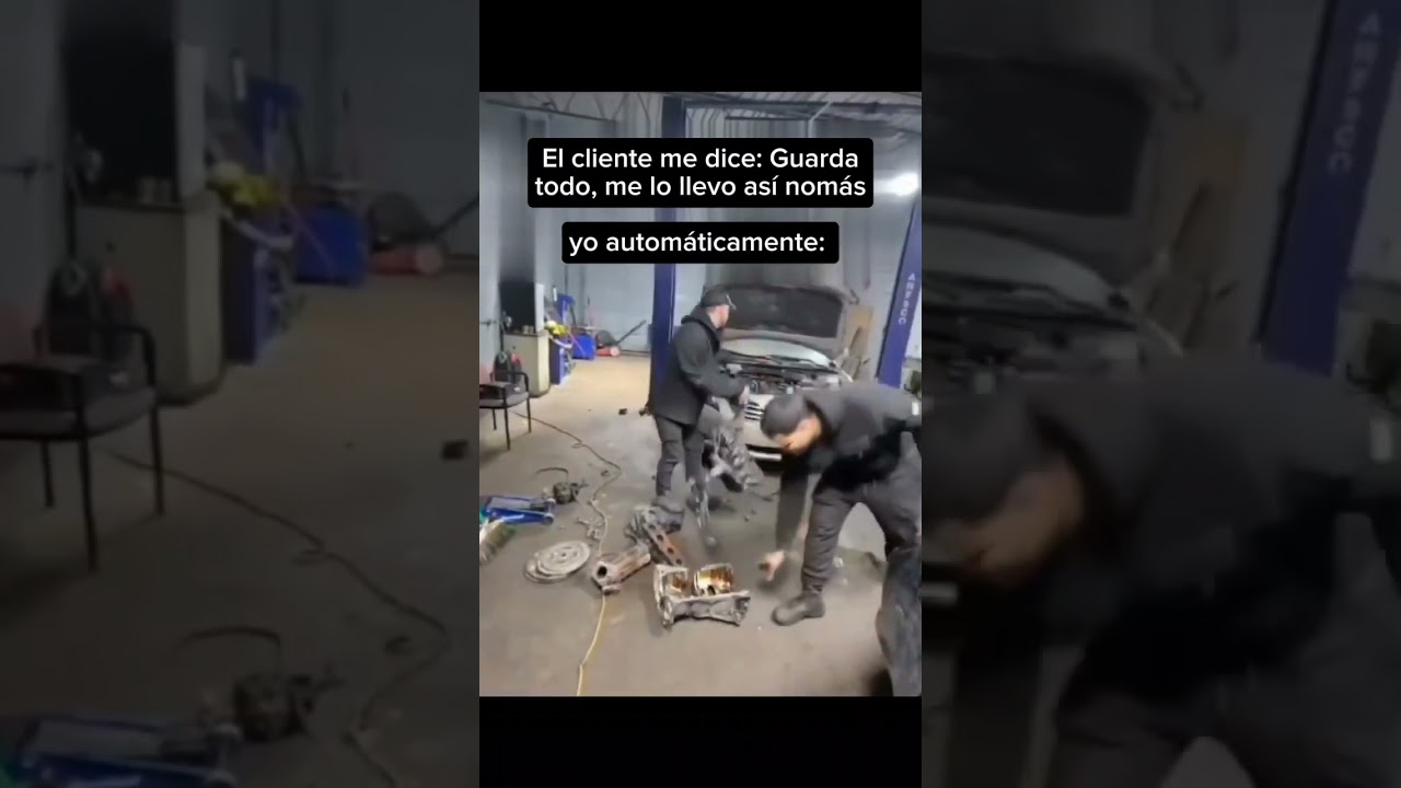 Guarda todo, me lo llevo as&iacute; nom&aacute;s 😤 #mecanicos #mecanica #automotriz #automoci&oacute;n