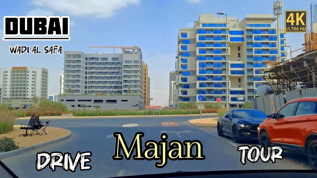 4K Drive in MAJAN DUBAI Is This The Most Beautiful Place in UAE