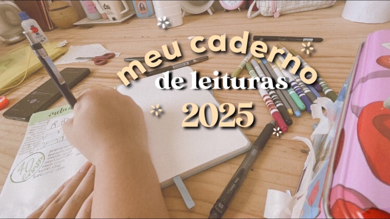 meu caderno de leituras 2025 | montagem + tour  📖✨