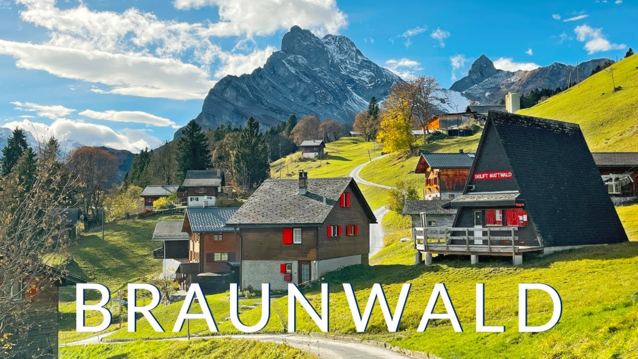 Braunwald, Switzerland - A magical alpine village with impressive mountain views