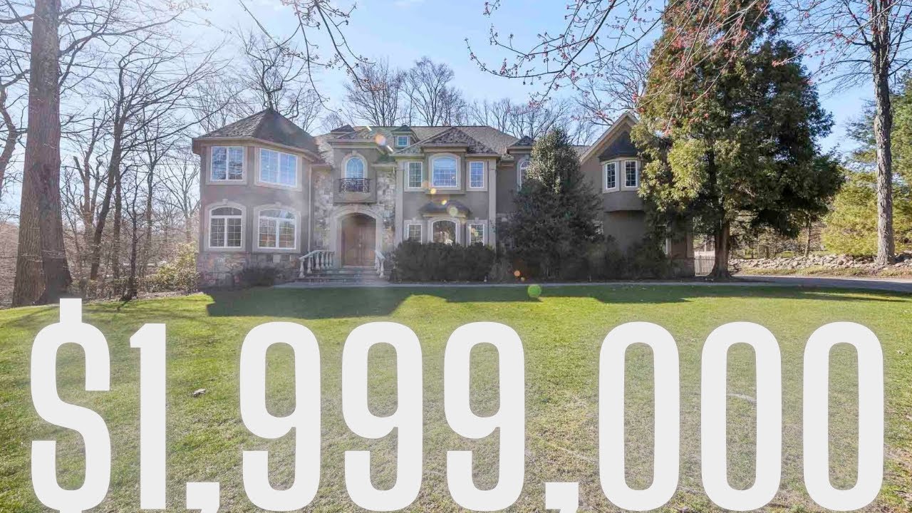 TOURING A $1.9M ELEGANT MEGA MANSION IN UPPER SADDLE RIVER NJ