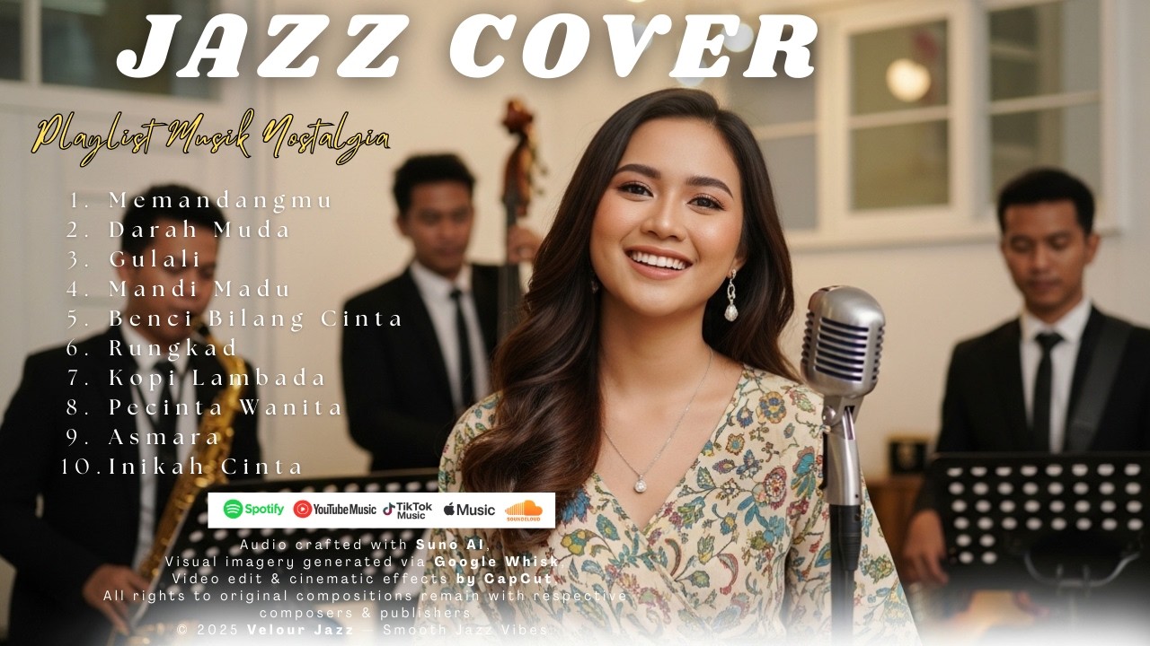 Playlist Cover Jazz Pop Fusion Lagu Indonesia Terfavorit | Musik Jazz Indonesia Nonstop