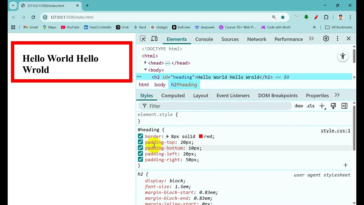Padding, Margin & Box Model Explained | Simple Project (Part 15)