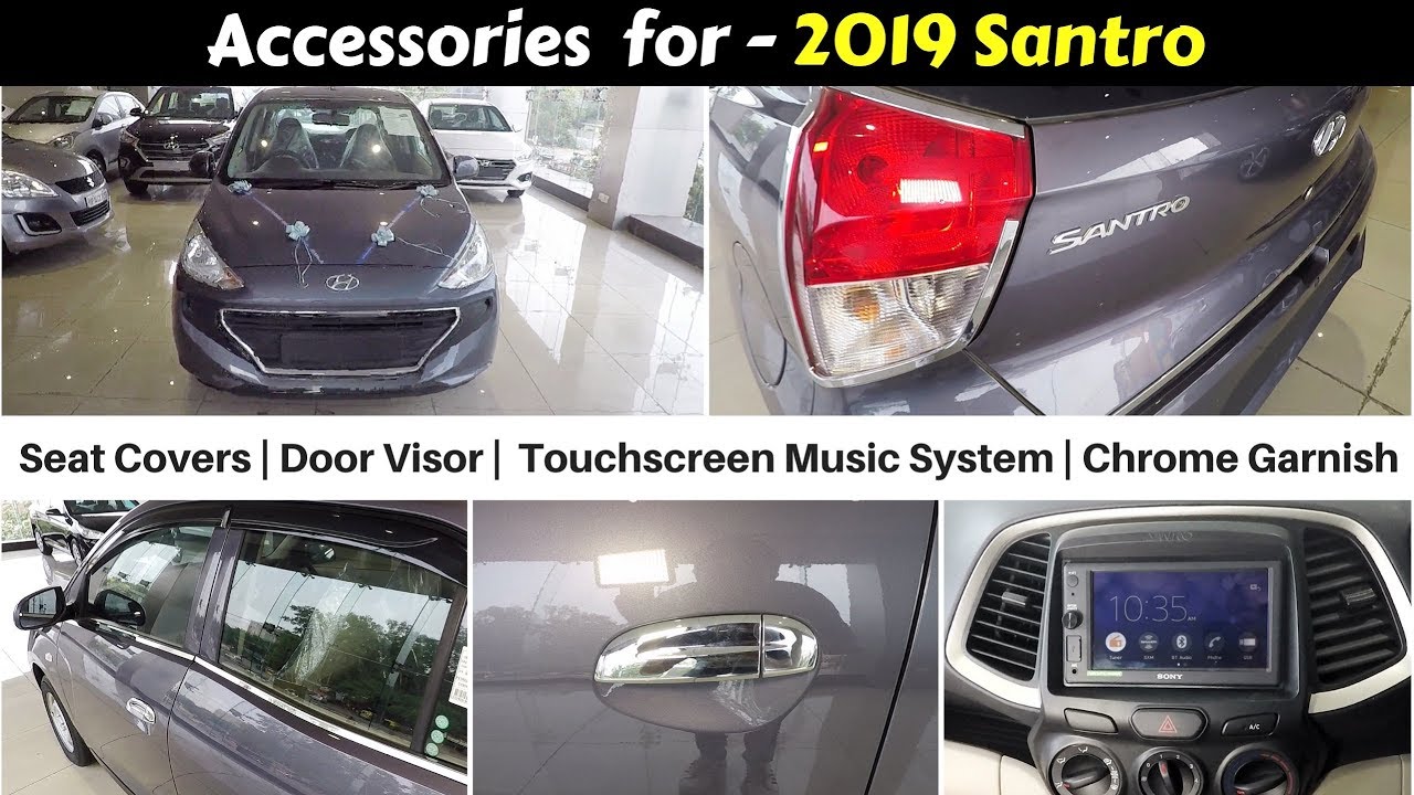 Official Accessories for Hyundai Santro with Prices | Hindi | Ujjwal Saxena