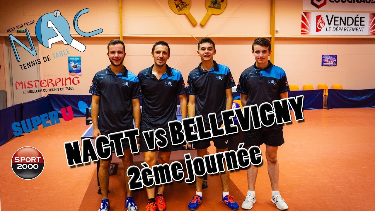 NAC TENNIS DE TABLE 1 vs BELLEVIGNY ES 4 - Régionale 3 | Tennis de table