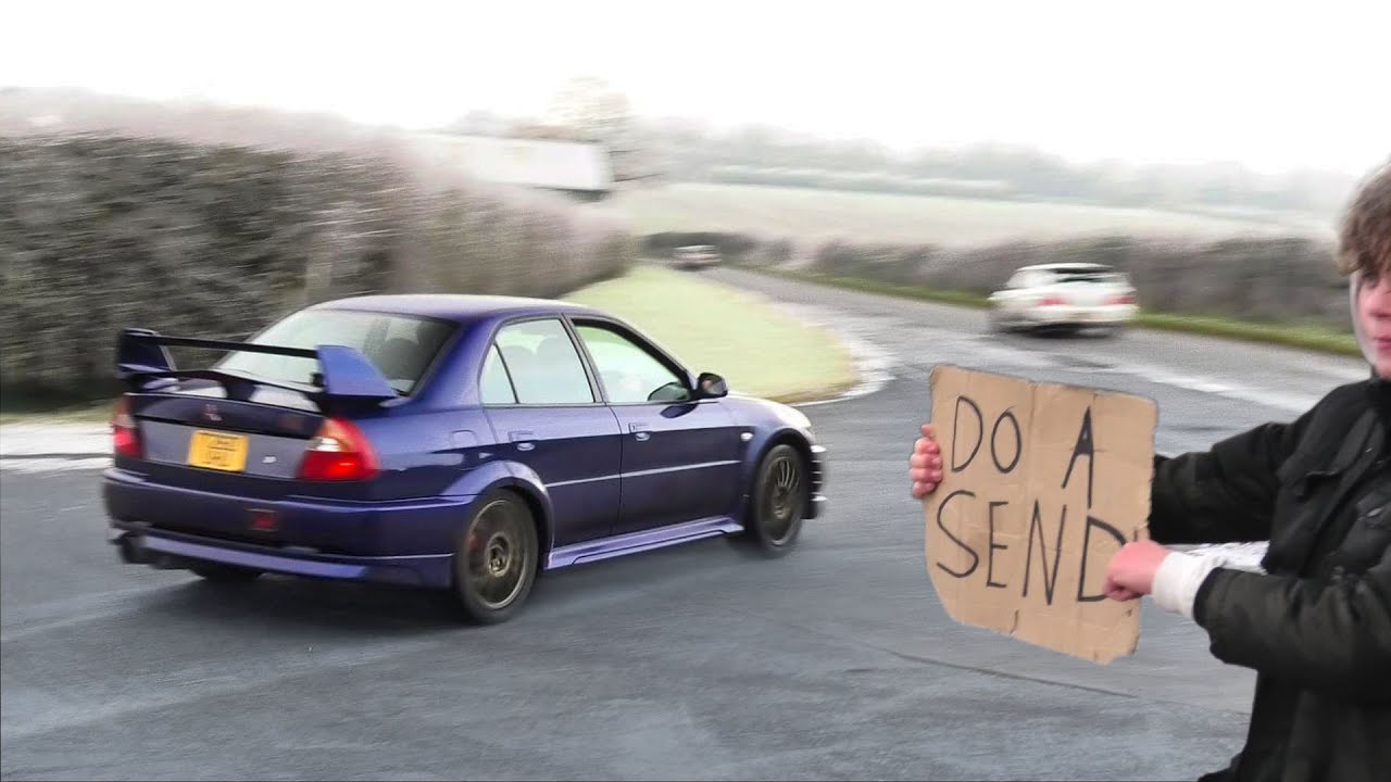 Cars Kept SPINNING OUT at Snowy Car Meet!