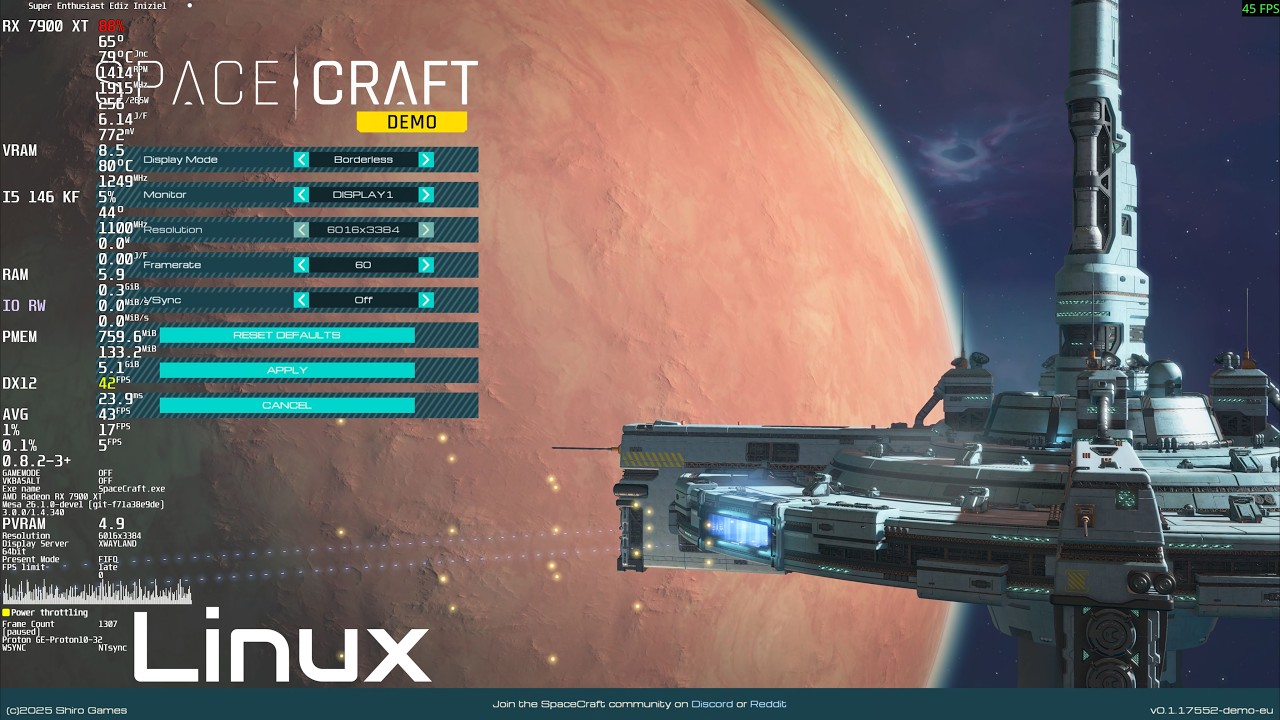 Trying Out SpaceCraft On Linux (Steam Next Fest)