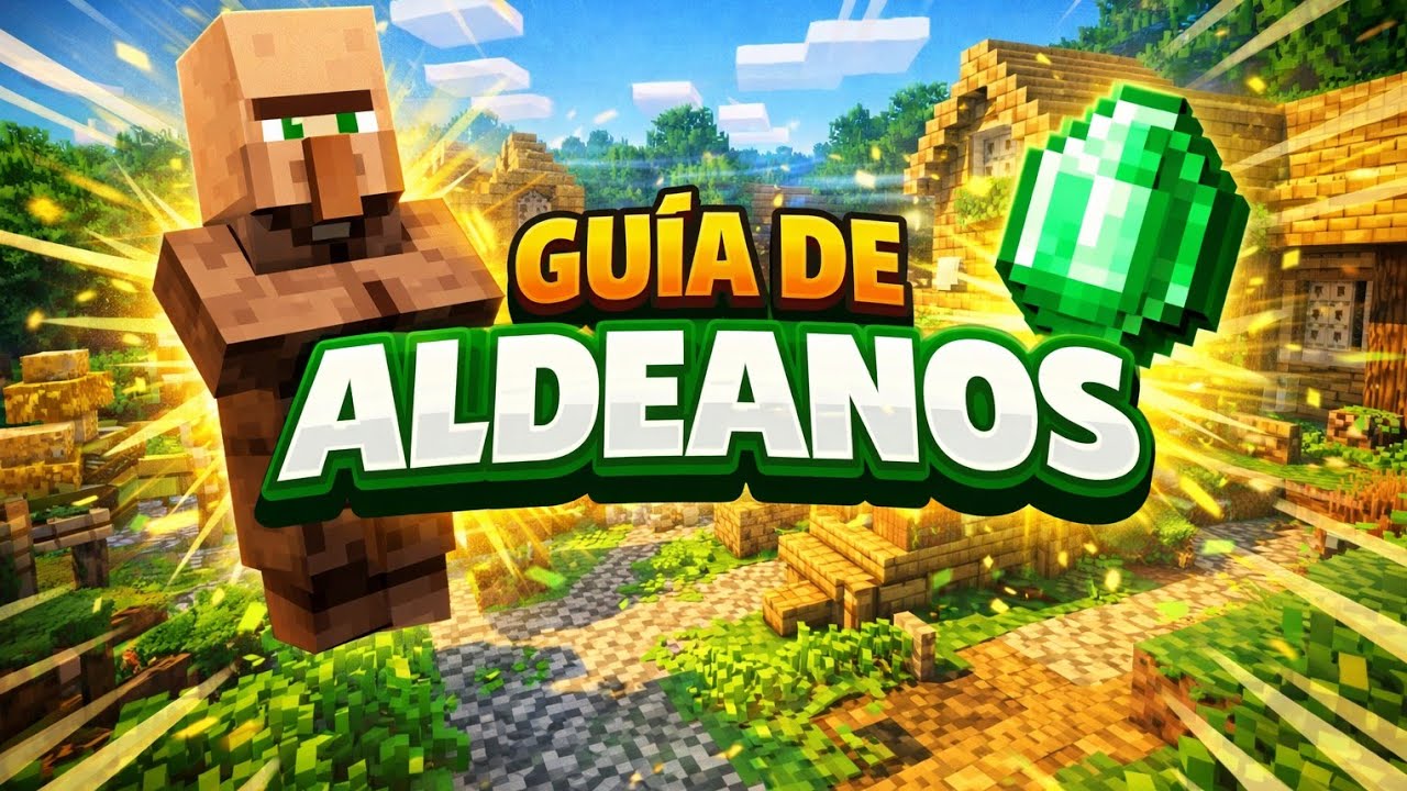 COMO CONSEGUIR ESMERALDAS MINECRAFT -guia de aldeanos