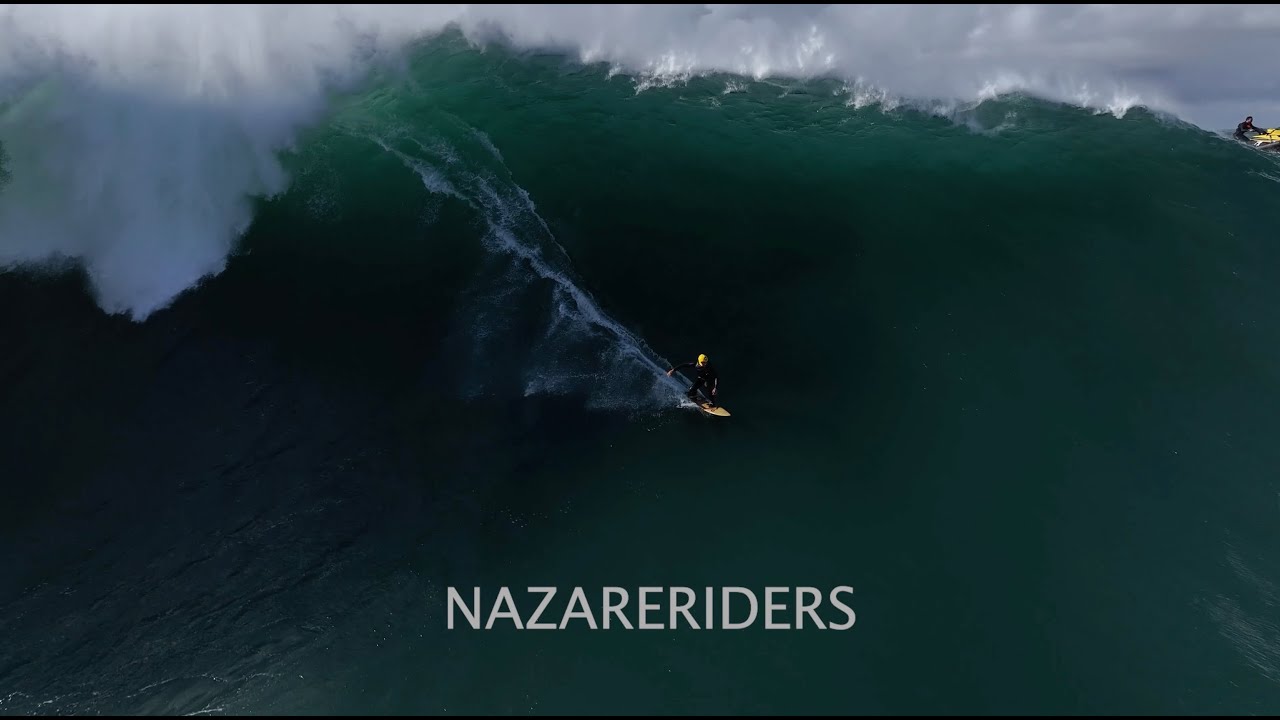 !! MARCOS MORAES surfed INSANE WAVES in NAZARE !!
