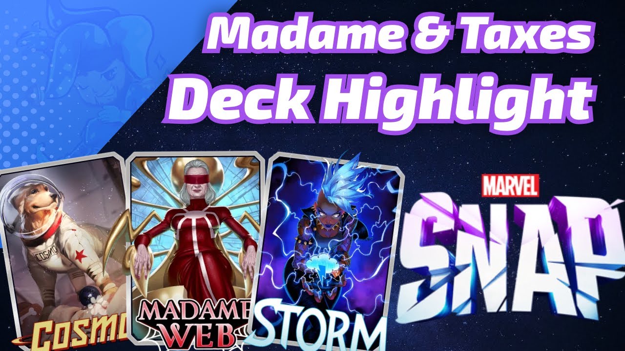 Madame Web Control has big Death & Taxes vibes | Marvel SNAP Deck Highlight