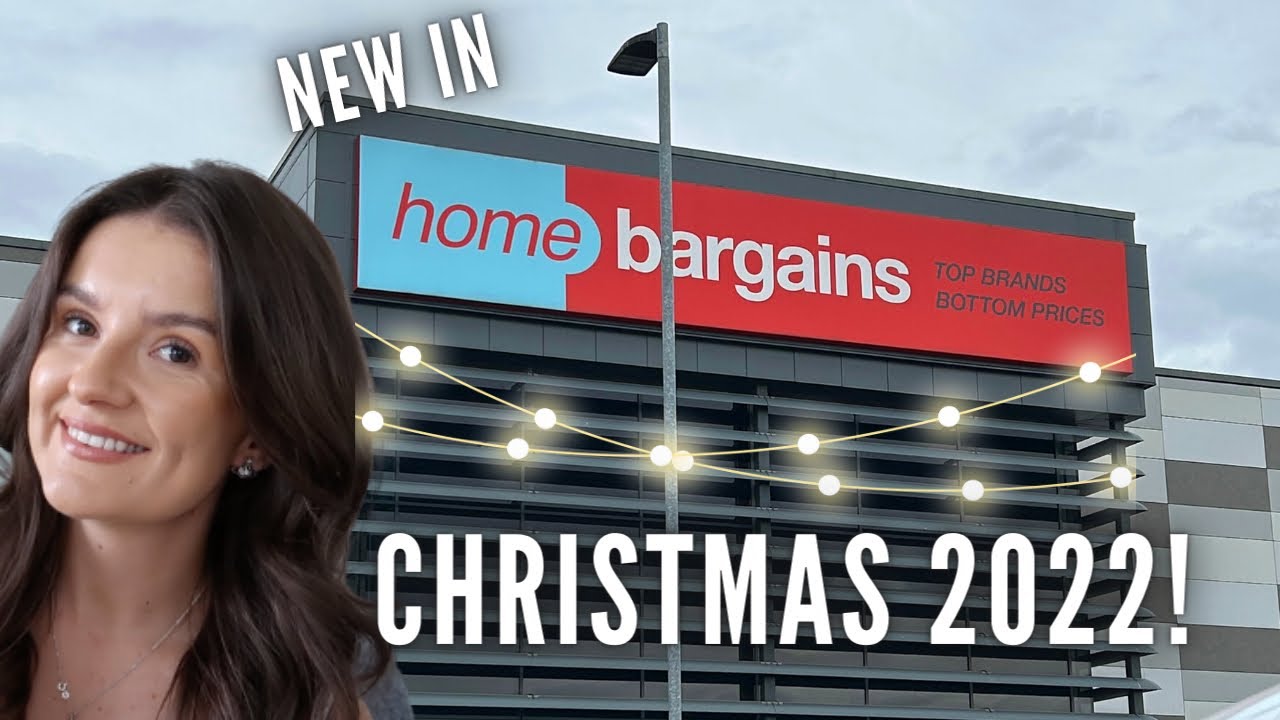 NEW IN HOME BARGAINS CHRISTMAS COME SHOP WITH ME 2022| THE BIGGEST & BEST BARGAIN CHRISTMAS DECOR!