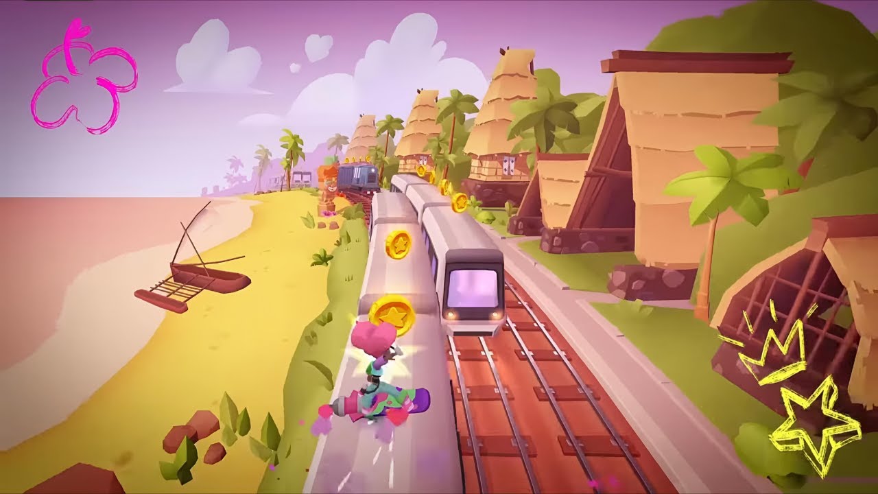 Subway surfer ( World Tour Aloha Hawaii) - Gameplay (PC UHD) [4k60FPS ]