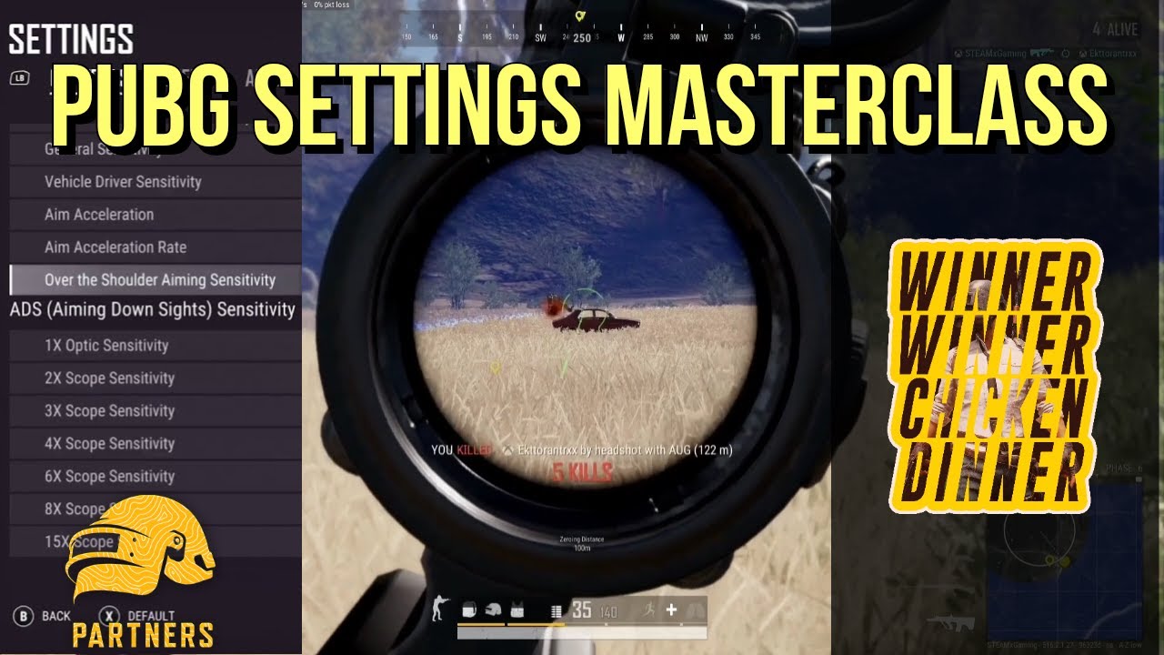 PUBG Console Settings MASTERCLASS!!