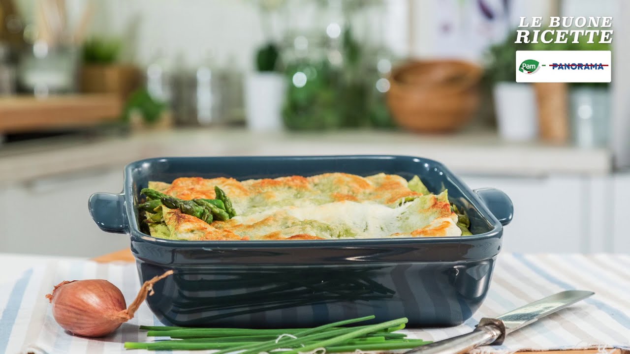 Lasagne di primavera con asparagi e pecorino - LE BUONE RICETTE DI PAM E PANORAMA