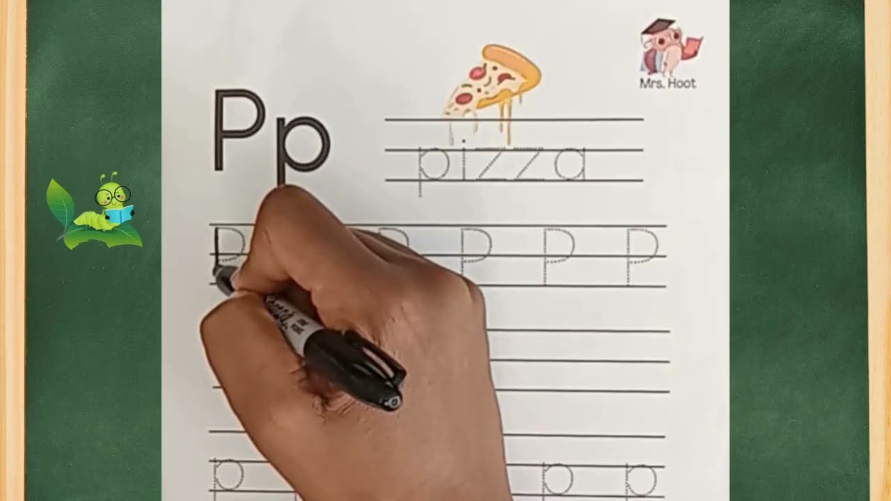 Letter P Tracing ✏️ Learn Uppercase & Lowercase P | Handwriting Practice for Kids