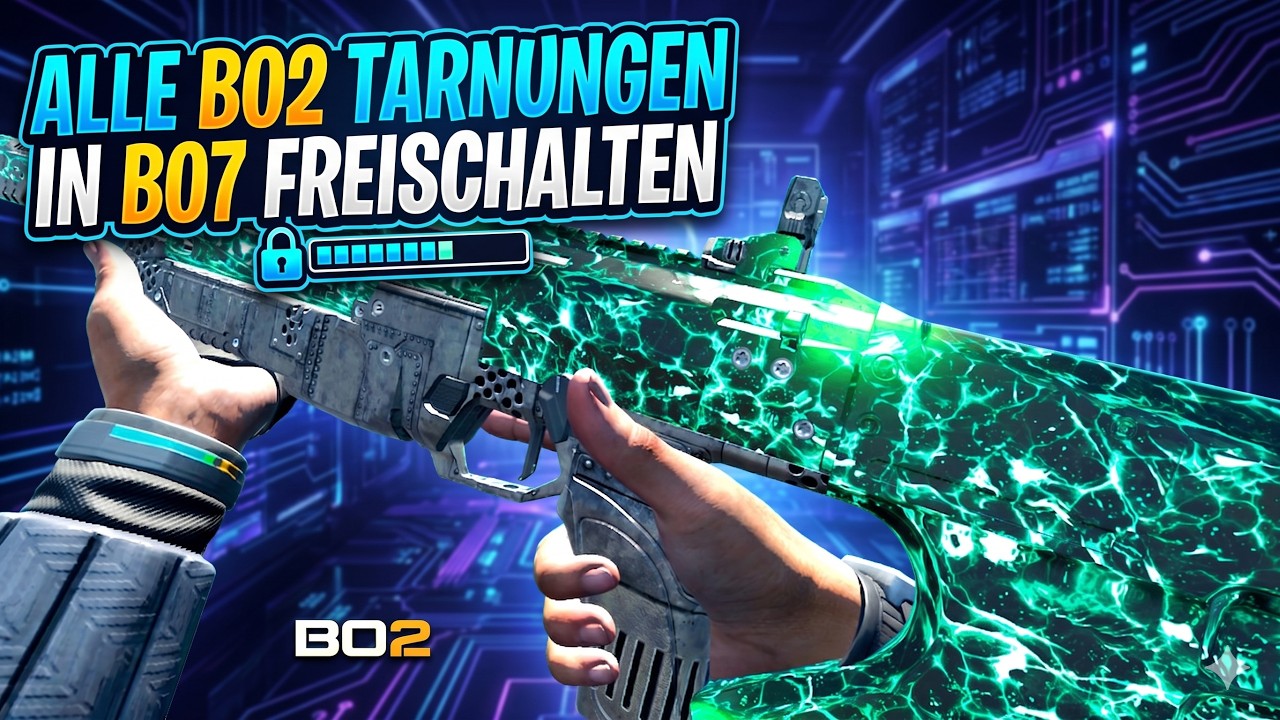 ALLE BO2 TARNUNGEN IN BO7 FREISCHALTEN!!!