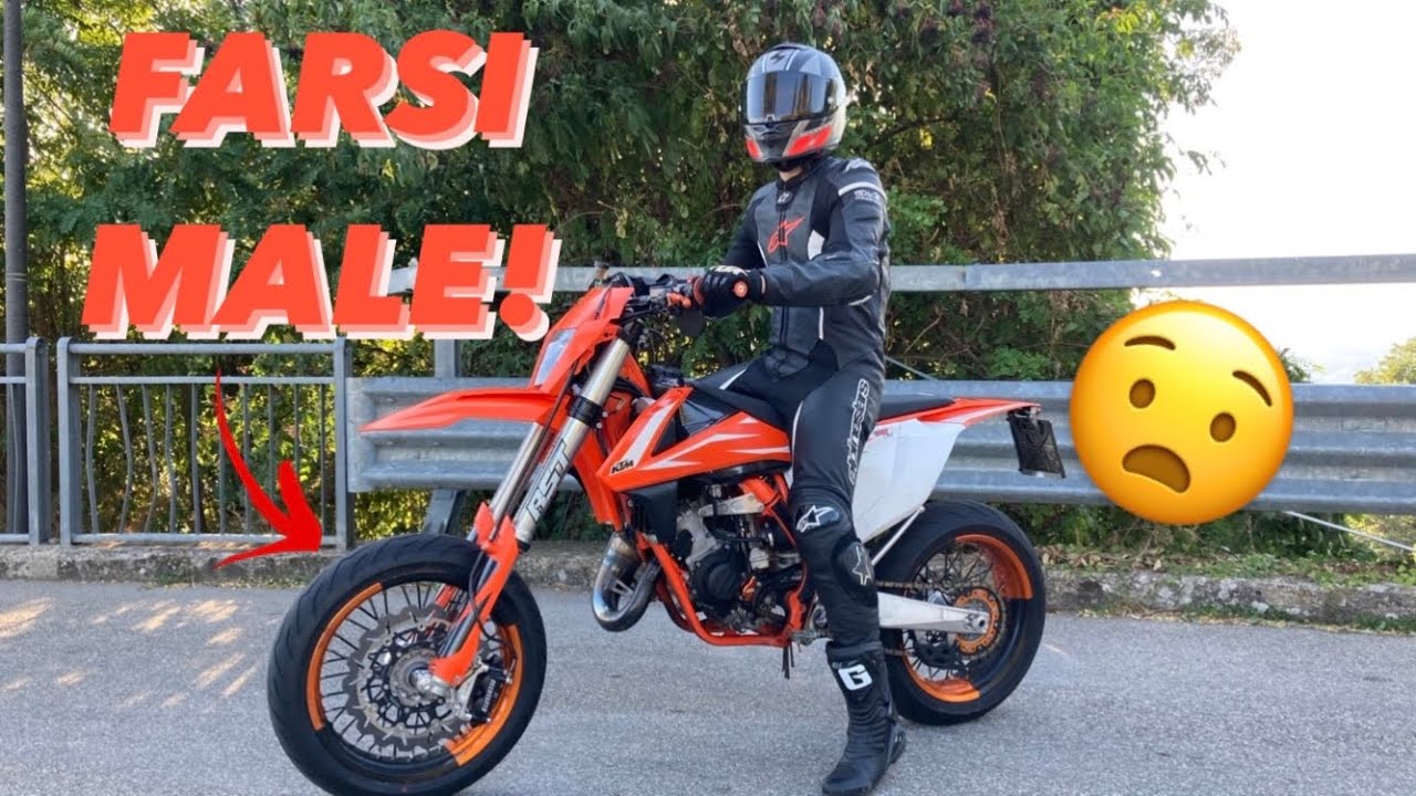 COME (NON) GRATTARE IL GINOCCHIO CON IL 125!