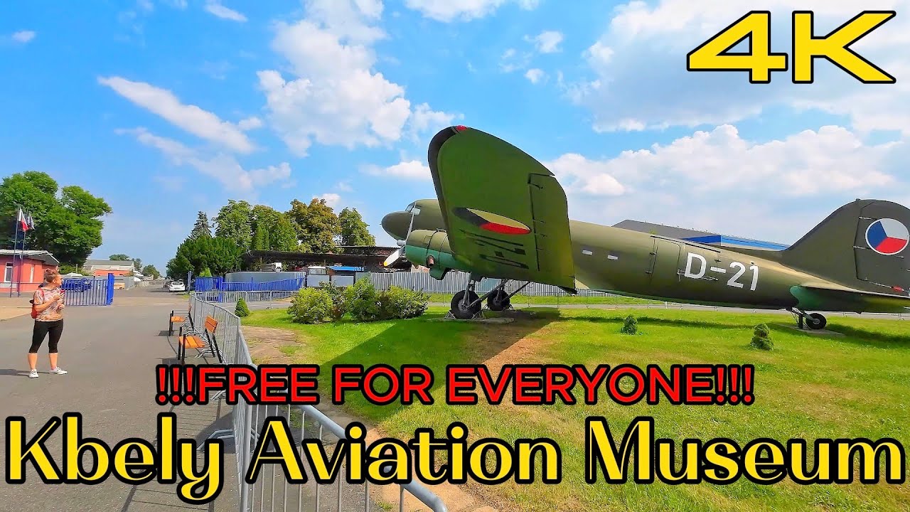 The Kbely Aviation Museum is the Largest Aviation Museum in the Czech Republic🇨🇿🇪🇺4K@60fps